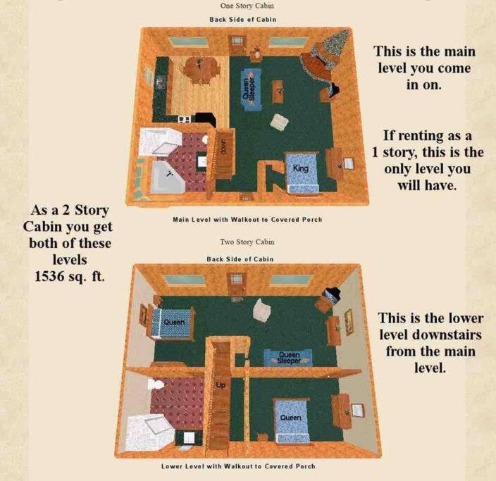 Secluded Cabin In The Woods! 1 Story Villa Eureka Springs Exterior foto